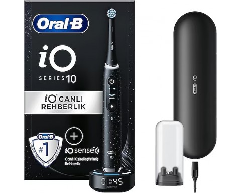 Oral-B iO 10 Şarjlı Diş Fırçası - Kozmik Siyah Oral-B iO 10 Şarjlı Diş Fırçası - Kozmik Siyah