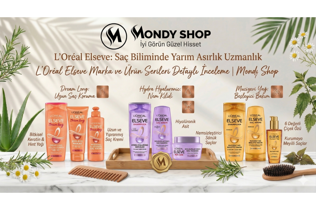 L’Oréal Elseve: Saç Biliminde Yarım Asırlık Uzmanlık.