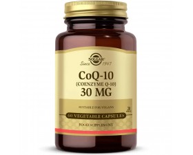 Solgar CoQ-10 Coenzyme 30 mg Koenzim Q10 60 Bitkisel Kaps&uuml;l