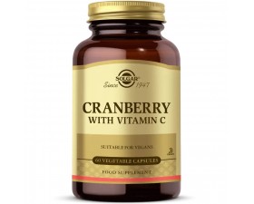 Solgar Cranberry with Vitamin C Kızılcık 60 Bitkisel Kapsül Solgar Cranberry with Vitamin C Kızılcık 60 Bitkisel Kapsül