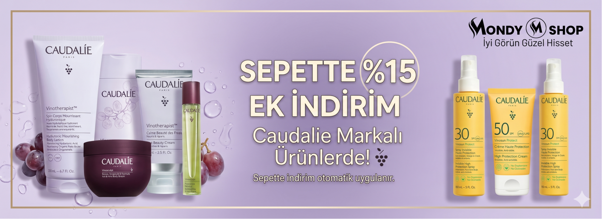 Caudalie Sepette %15 İndirim