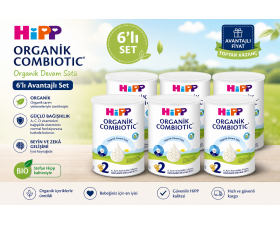 Hipp 2 Organik Kombiyotik Devam Sütü 350 Gr 6 lı Set