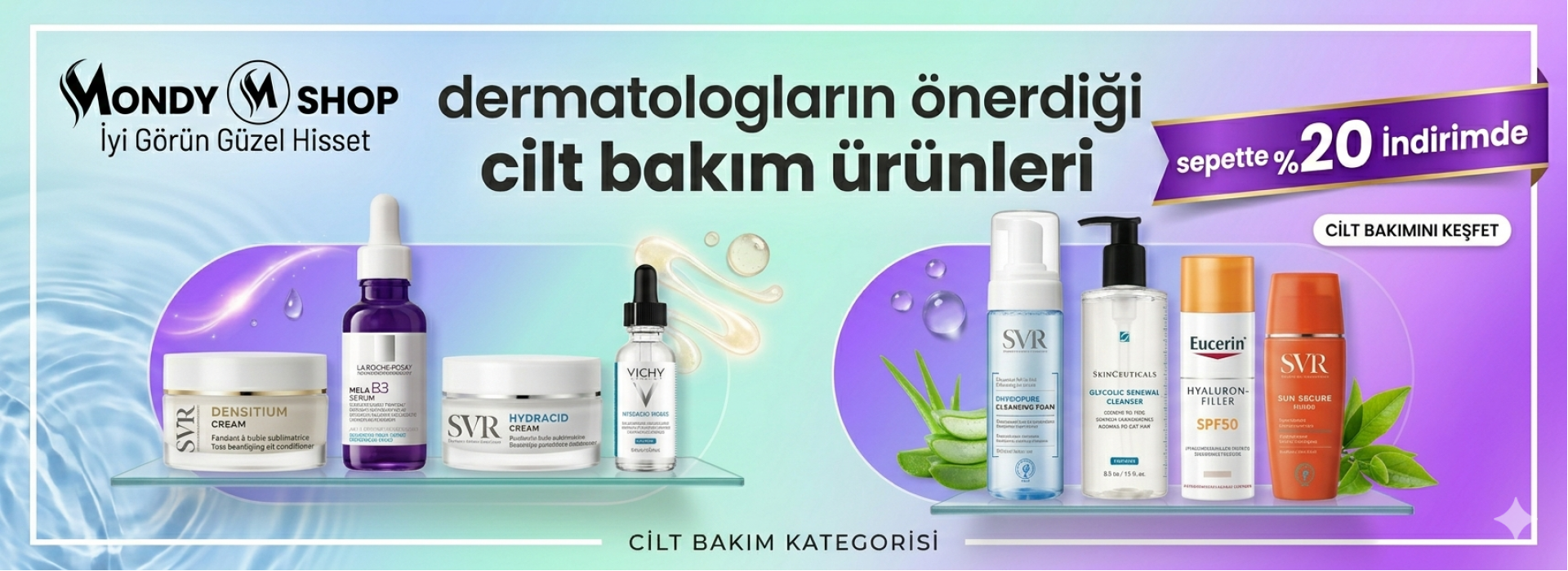 Dermatologların önerdiği cilt bakım ürünleri