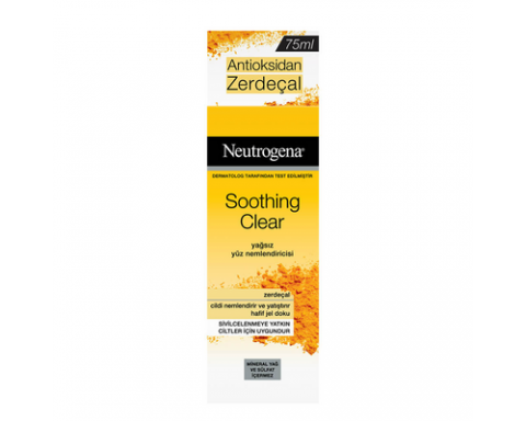 Neutrogena Soothing Clear Yağsız Nemlendirici Zerdeçal 75 Ml Neutrogena Soothing Clear Yağsız Nemlendirici Zerdeçal 75 Ml