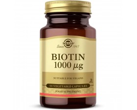 Solgar Biotin 1000 mcg 50 Bitkisel Kaps&uuml;l