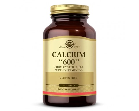 Solgar Calcium 600 mg Kalsiyum ve D3 Vitamini 60 Tablet Solgar Calcium 600 mg Kalsiyum ve D3 Vitamini 60 Tablet