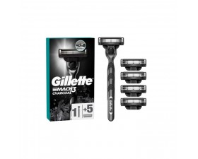 Gillette Mach3 Charcoal Yedekli Tıraş Makinesi Gillette Mach3 Charcoal Yedekli Tıraş Makinesi