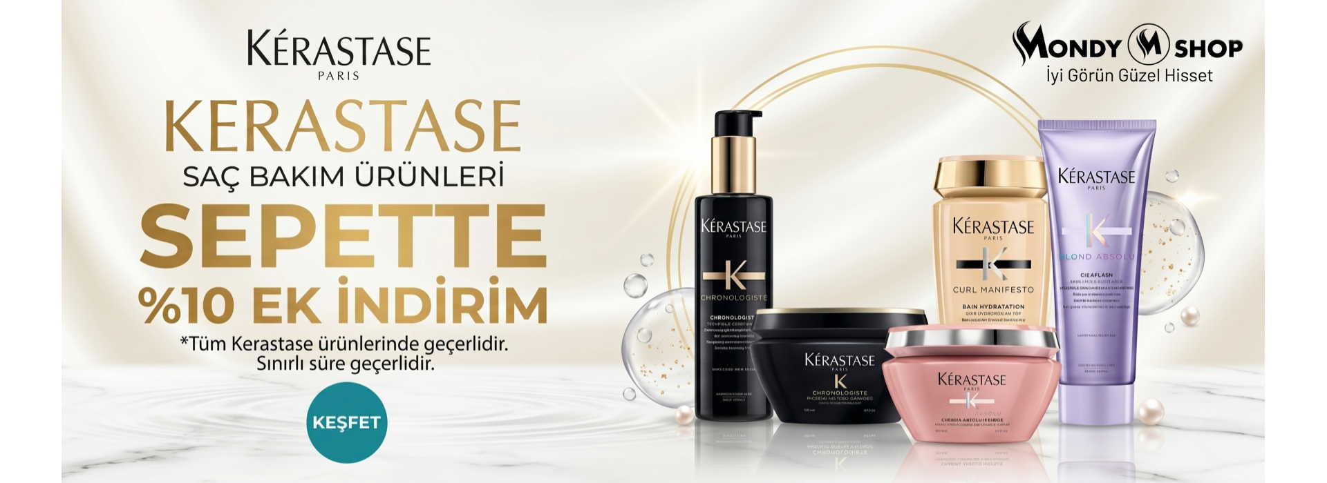 kerastase mondy shop spette %10 ek indirim