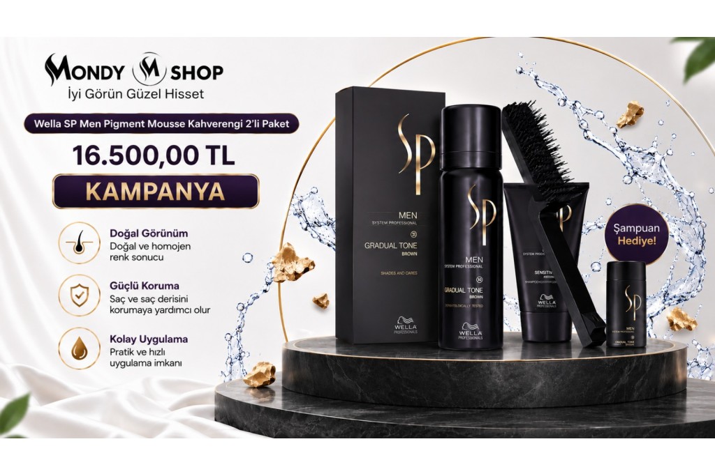 Wella SP Men Pigment Mousse Neden Erkekler Tarafından En Çok Tercih Edilen Saç Boyası? Wella SP Men Pigment Mousse Neden Erkekler Tarafından En Çok Tercih Edilen Saç Boyası?