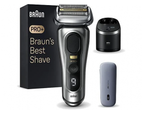 BRAUN 9577CC Series 9 Pro Islak Kuru Tıraş Makinesi G&uuml;m&uuml;ş