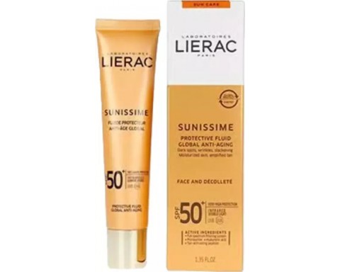 Lierac Sunissime Energizing Protective Fluid SPF 50 40 ML Anti Age Güneş Kremi Lierac Sunissime Energizing Protective Fluid SPF 50 40 ML Anti Age Güneş Kremi