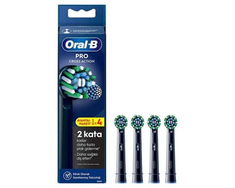 Oral-B Pro Cross Action X-Filament Şarjlı Diş Fırçası Yedek Başlı 12 adet Oral-B Pro Cross Action X-Filament Şarjlı Diş Fırçası Yedek Başlı 12 adet