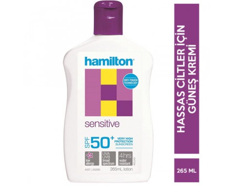 Hamilton Sensitive Lotion SPF 50 265 ml Güneş Kremi