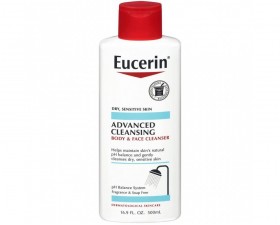 Eucerin Advanced Cleansing V&uuml;cut ve Y&uuml;z Temizleyici 500ML