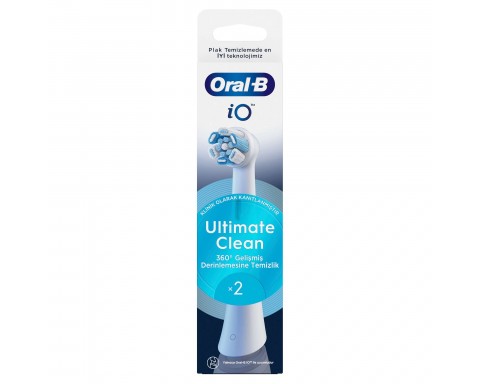Oral-B iO Ultimate Clean Diş Fırçası Başlığı 2 Adet Oral-B iO Ultimate Clean Diş Fırçası Başlığı 2 Adet