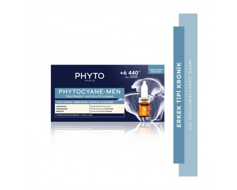 Phyto Phytocyane Men Erkekler İçin Saç Dökülme Karşıtı Bakım 12 Ampül 