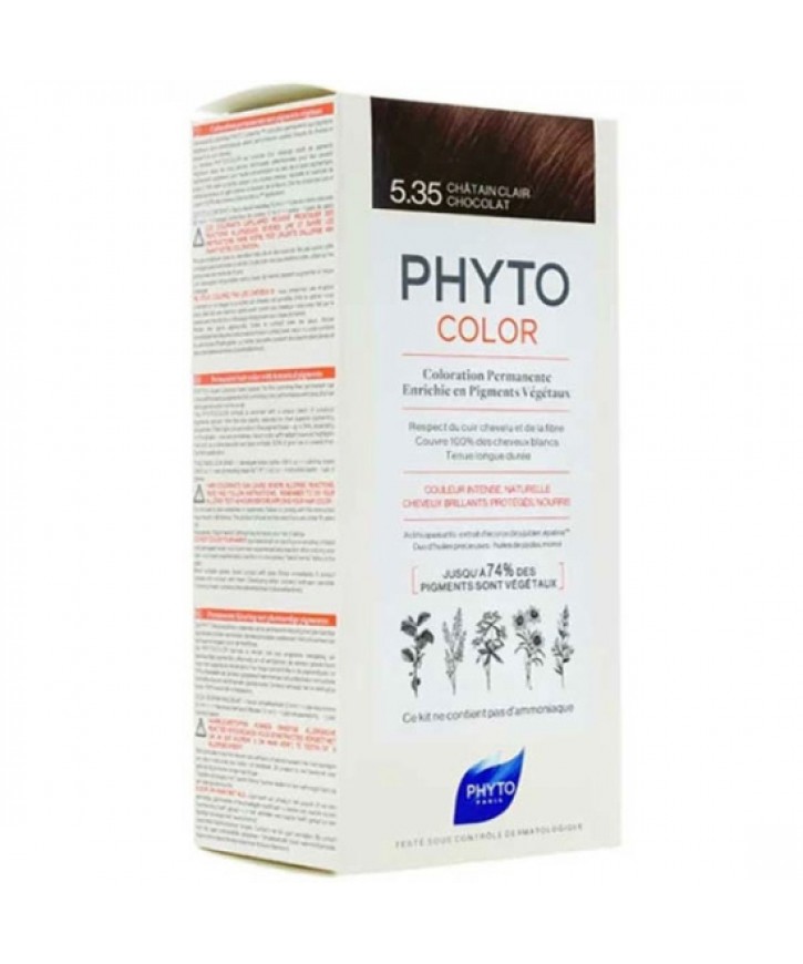 Phyto Phytocolor Bitkisel Saç Boyası 5 35 Açık Kestane Dore Akalu