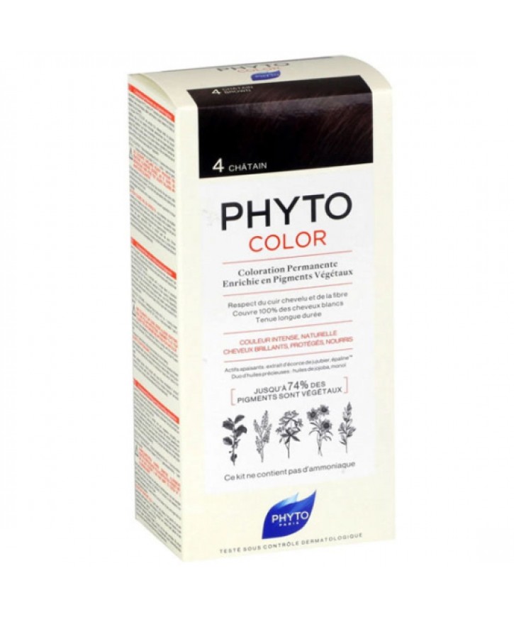 Phyto Phytocolor Bitkisel Saç Boyası 4 Kestane