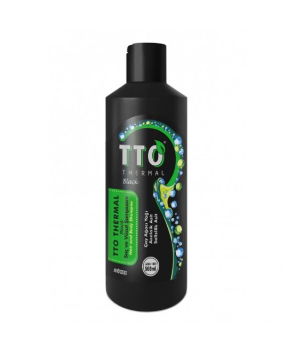 Tto  Thermal Saç Ve Vücut Şampuanı Black 400 100 ML Bedava