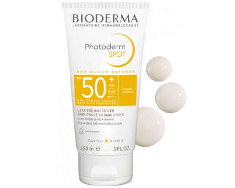 Bioderma Photoderm Spot Krem SPF 50 150 ML Lekeli Ciltler İçin Güneş Kremi Bioderma Photoderm Spot Krem SPF 50 150 ML Lekeli Ciltler İçin Güneş Kremi