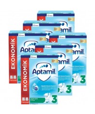 Aptamil 3 Devam Sütü Yeni Formül 1200 gr  6 Adet