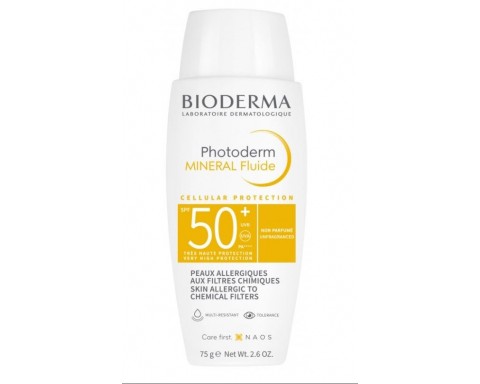 Bioderma Photoderm Mineral Fluide Spf 50 75 gr