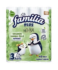 Familia Plus Natural Bambu Tuvalet Kağıdı 3 Katlı 40'lı