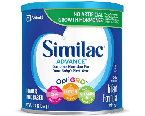  Similac Advance Demir İçeren Bebek Maması 0-12 Ay – 12.4 oz 6’lı Paket