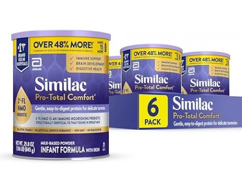 Similac Pro-Total Comfort Bebek Maması 29.8 oz 844 gr– 6’lı Paket  