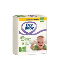 Evy Baby 3 Numara Ekonomik Paket Bebek Bezi 34 Adet