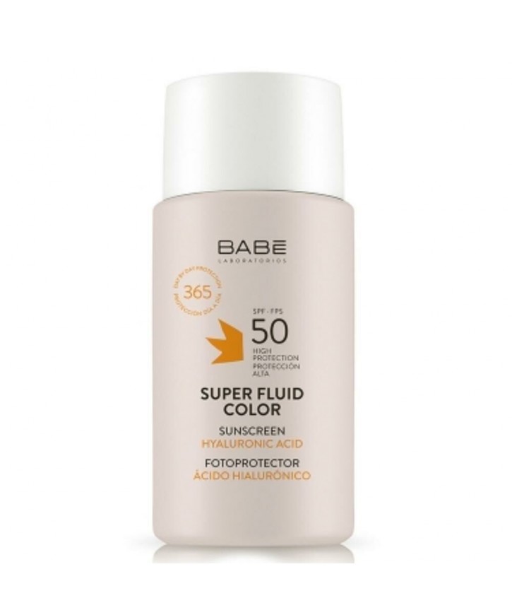 Babe Facıal Sunscreen Super Fluıd Color Spf 50 50 ML Renkli Güneş Koruyucu Krem