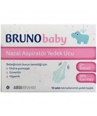 Bruno Baby Nazal Aspiratör Yedek Uç 10 Adet
