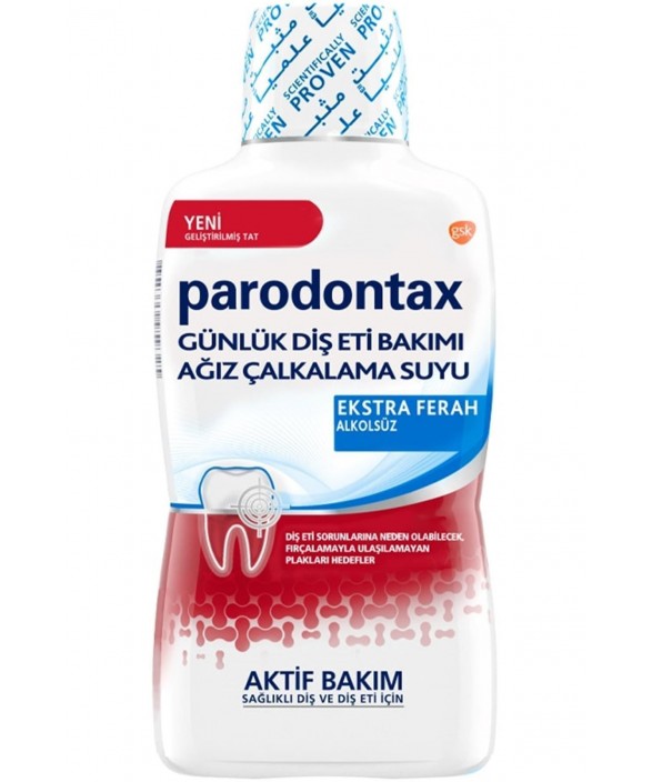 Parodontax Ağız Bakım Suyu Extra Ferah 500 ml
