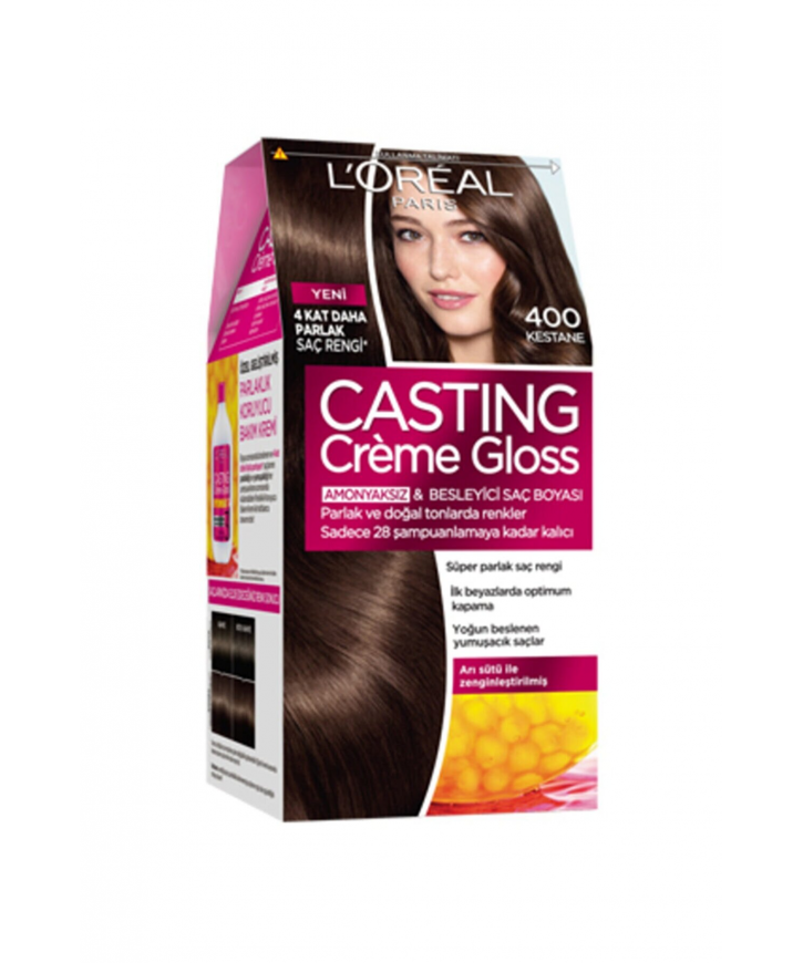 Loreal Casting Creme Gloss TR 4102 Cool Chestnut Kestane Saç Boyası