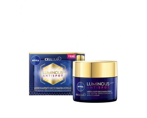 Nivea Leke Kremi Gece Cellular Luminous 630 40 ml
