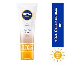 Nivea Sun BB G&uuml;neş Koruyucu Y&uuml;z Kremi Spf 50 50 ml
