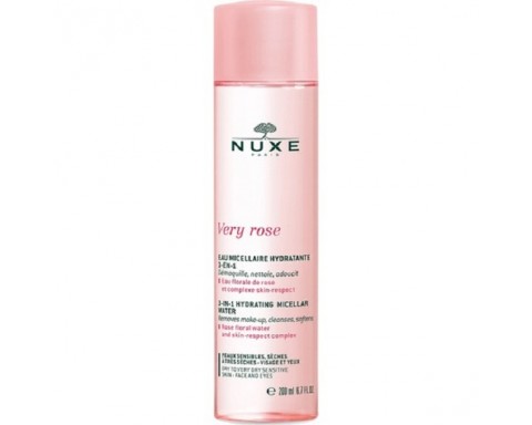 Nuxe Very Rose 3 in 1 Kuru Ciltler İçin Nemlendirici Temizleme Suyu 200 ml Nuxe Very Rose 3 in 1 Kuru Ciltler İçin Nemlendirici Temizleme Suyu 200 ml
