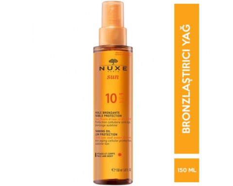 Nuxe Sun Bronzlaştırıcı Yüz Ve Vücut Yağı SPF 30 150 ml  Nuxe Güneş Sonrası Şampuan 200 ml