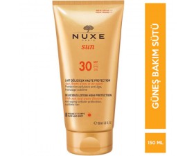 Nuxe Lait Delicieux Güneş Koruyucu yüz ve vücut sütü SPF30 150ml