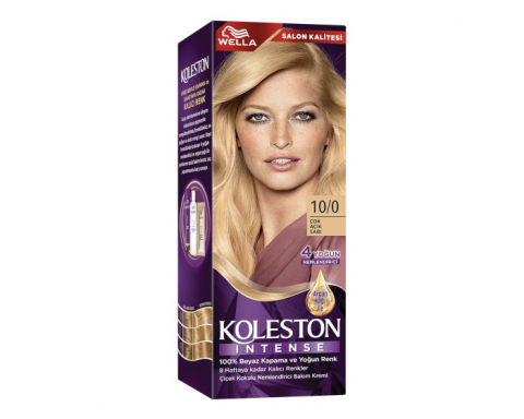 Koleston Intense Saç Boyası 10 0 Çok Açık Sarı