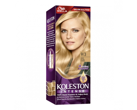 Koleston Intense Saç Boyası 9 3 Açık Altın Sarısı