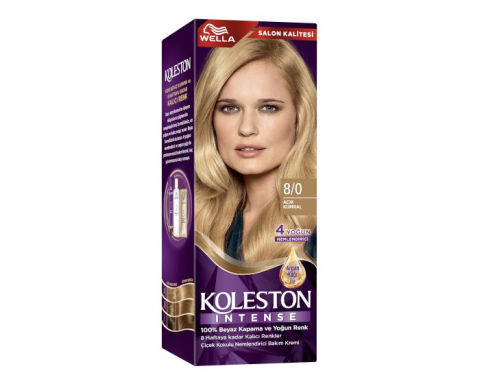 Koleston Intense Saç Boyası 8 0 Açık Kumral Koleston Intense Saç Boyası 8 0 Açık Kumral