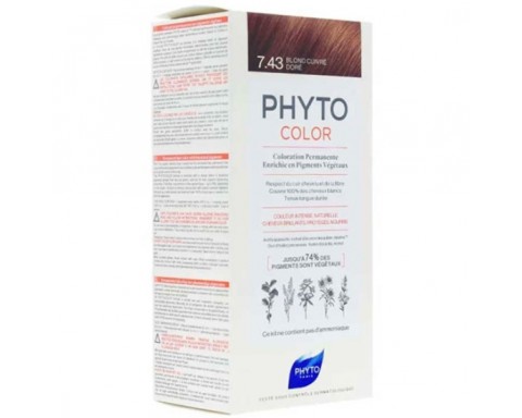 Phyto Phytocolor Bitkisel Saç Boyası 7 43 Kumral Bakır Dore