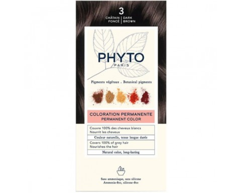 Phyto Phytocolor Bitkisel Saç Boyası 3 Koyu Kestane