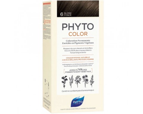 Phyto Phytocolor Bitkisel Saç Boyası 6 Koyu Kumral Phyto Phytocolor Bitkisel Saç Boyası 6 Koyu Kumral