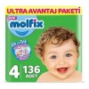 Molfix Ultra Avantaj Paketi 4 Numara 136 lı Paket