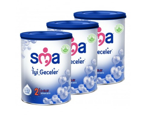 Sma İyi Geceler 2 6 12 Ay Devam Sütü 800 gr 3 lü Paket