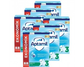 Aptamil 3 Devam S&uuml;t&uuml; Yeni Form&uuml;l 1200 gr  6 Adet