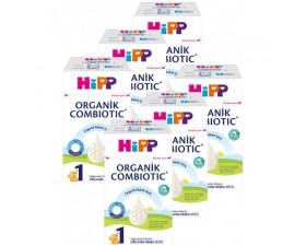 Hipp 1 Organik Bebek S&uuml;t&uuml; Combiotic 800 gr  6 Adet