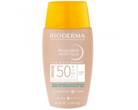 Bioderma Photoderm Nude Touch Light SPF 50 40 ML Renkli Güneş Kremi Bioderma Photoderm Nude Touch Light SPF 50 40 ML Renkli Güneş Kremi